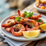 BBQ Grilled Prawns